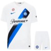 Inter Milan Matchtröjor Barn Borta Fotbollströja 2023-24 Inter Milan Matchtröjor Barn Borta Fotbollströja 2023-24